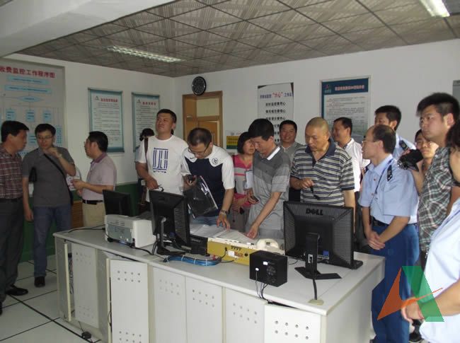 黑龍江交通客人到機場收費站參觀