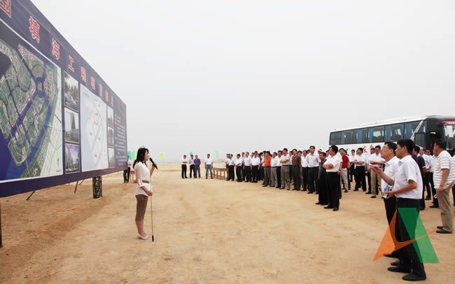 參觀南山集團填海造田工程